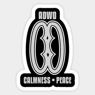 Adwo | Adinkra Symbol | African | African American | Black Lives Sticker